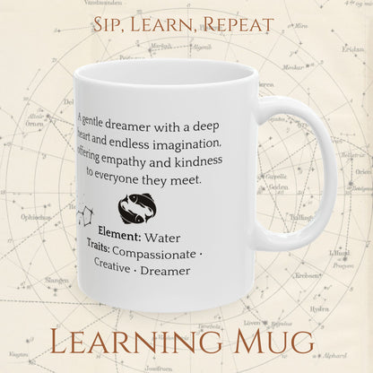Pisces Zodiac Mug – Astrology Constellation & Personality Traits