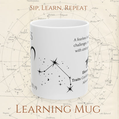 Aries Zodiac Mug – Astrology Constellation & Personality Traits