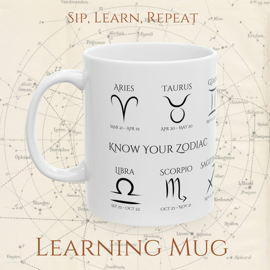 Know Your Zodiac Mug – The Perfect Birthday Gift That Always Fits