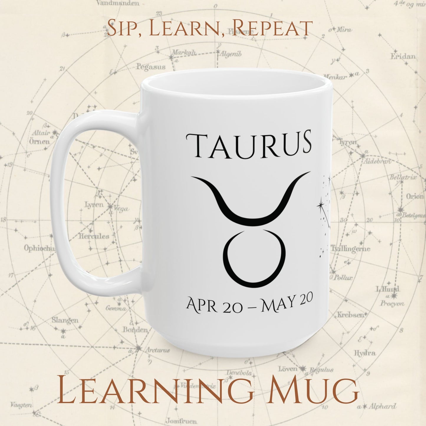 Taurus Zodiac Mug – Astrology Constellation & Personality Traits