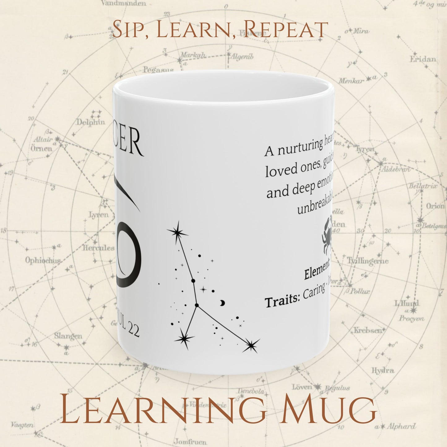Cancer Zodiac Mug – Astrology Constellation & Personality Traits