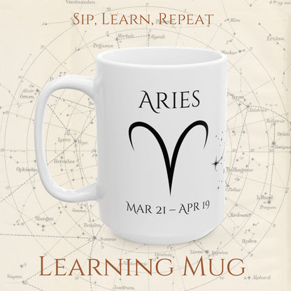 Aries Zodiac Mug – Astrology Constellation & Personality Traits
