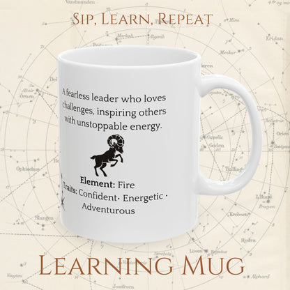 Aries Zodiac Mug – Astrology Constellation & Personality Traits