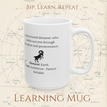 Capricorn Zodiac Mug – Astrology Constellation & Personality Traits