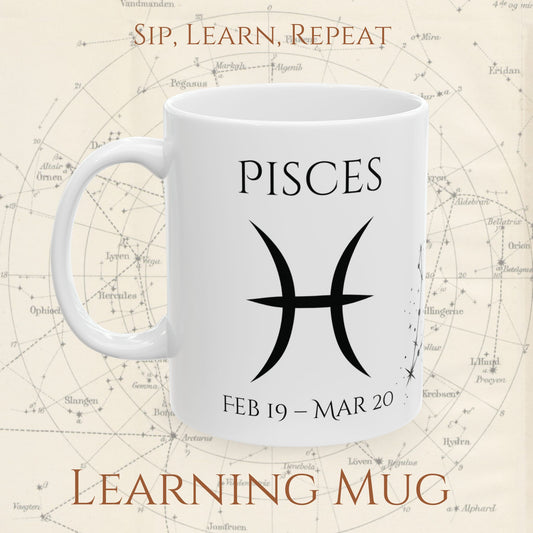 Pisces Zodiac Mug – Astrology Constellation & Personality Traits