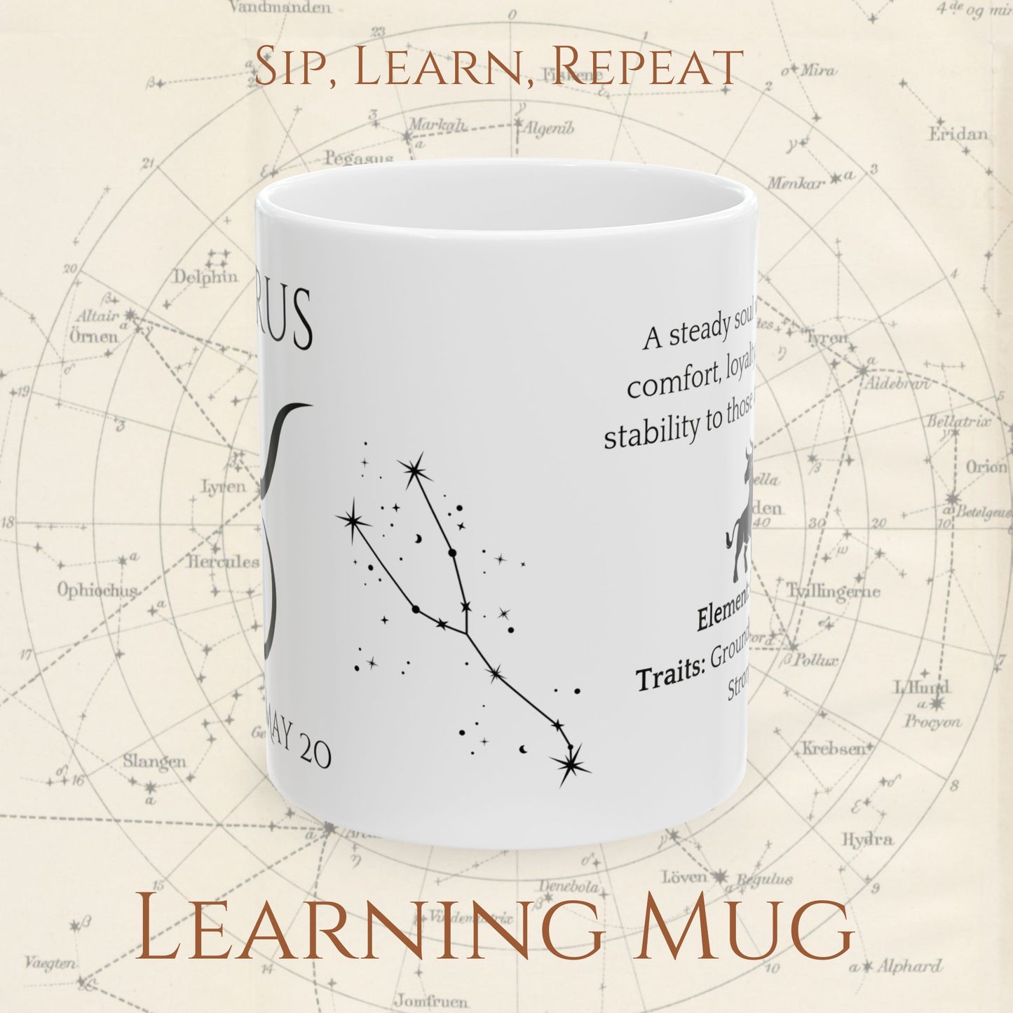 Taurus Zodiac Mug – Astrology Constellation & Personality Traits