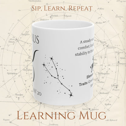 Taurus Zodiac Mug – Astrology Constellation & Personality Traits