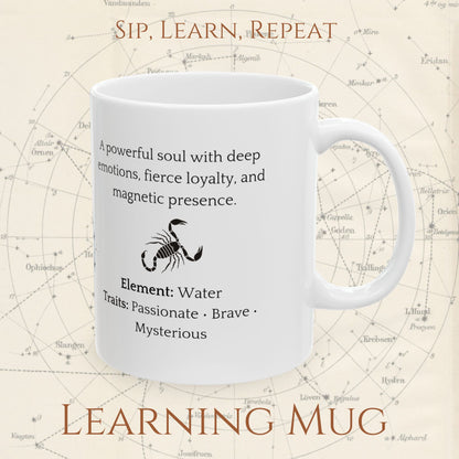 Scorpio Zodiac Mug – Astrology Constellation & Personality Traits