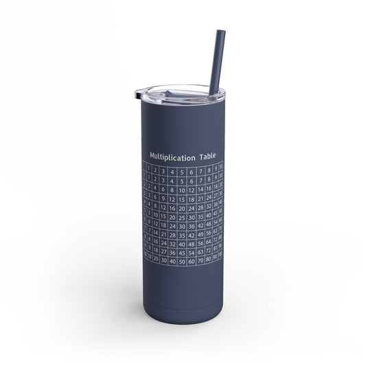 Maars Maker personalized 20oz Multiplication Table Tumbler!