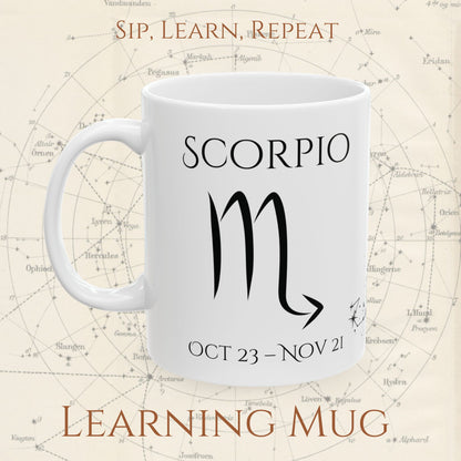 Scorpio Zodiac Mug – Astrology Constellation & Personality Traits