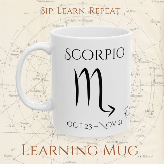Scorpio Zodiac Mug – Astrology Constellation & Personality Traits