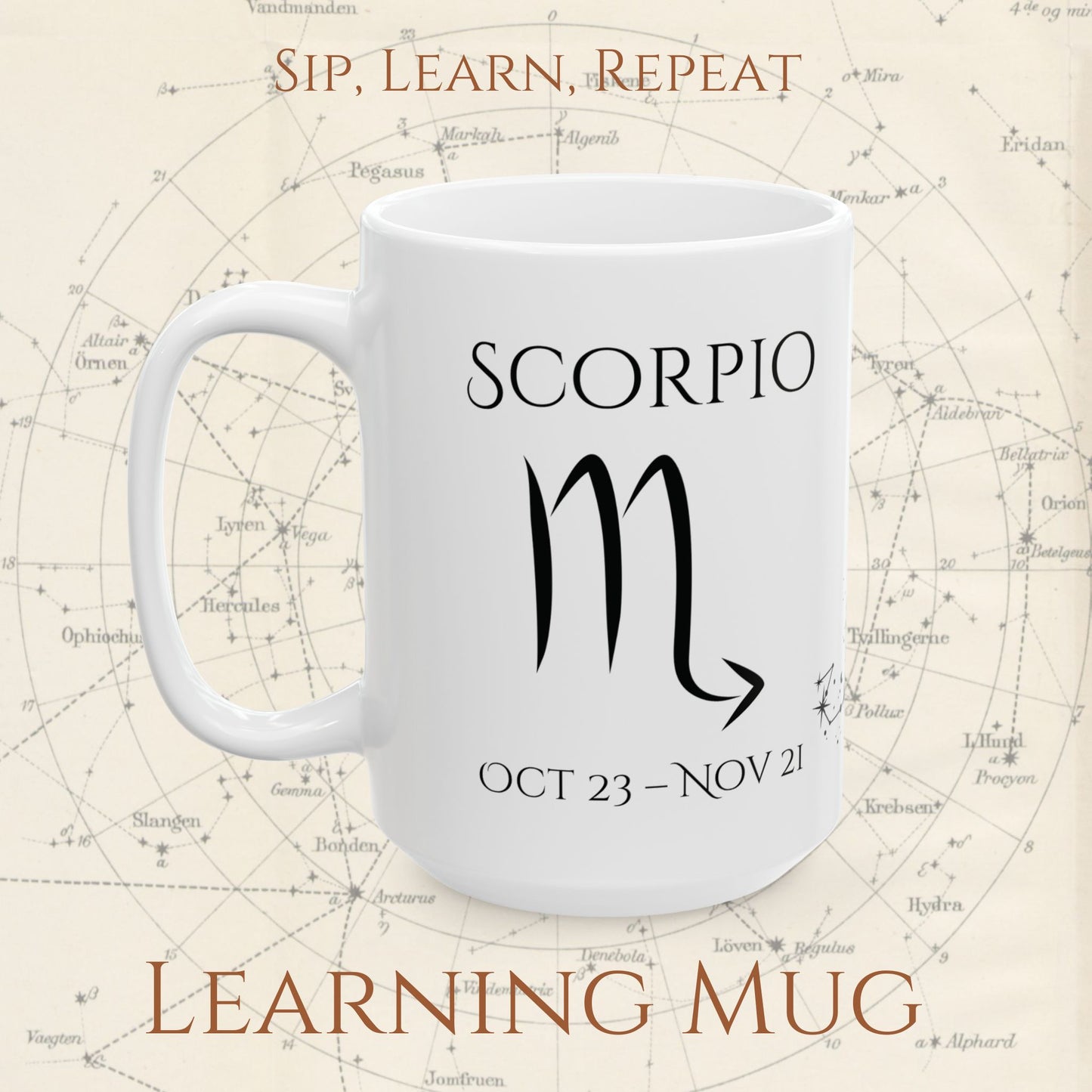 Scorpio Zodiac Mug – Astrology Constellation & Personality Traits