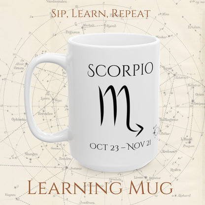 Scorpio Zodiac Mug – Astrology Constellation & Personality Traits