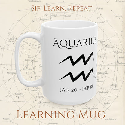 Aquarius Zodiac Mug – Astrology Constellation & Personality Traits