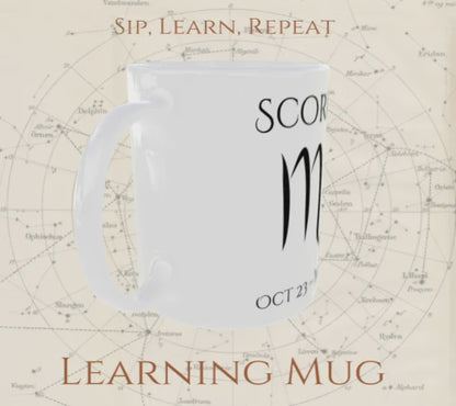 Scorpio Zodiac Mug – Astrology Constellation & Personality Traits