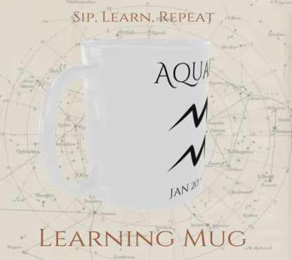 Aquarius Zodiac Mug – Astrology Constellation & Personality Traits