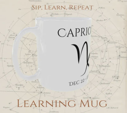 Capricorn Zodiac Mug – Astrology Constellation & Personality Traits