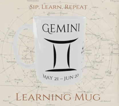 Gemini Zodiac Mug – Astrology Constellation & Personality Traits